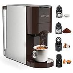 KOTLIE Espresso 4in1 Coffee Machine for Nespresso Original/Dolce Gusto/L’OR/Starbucks/Ground Capsule and ESE Coffee Pods,19 Bar Automatic Coffee Machines…