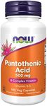 NOW Pantothenic Acid 500 mg,100 Capsules