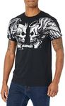 Liquid Blue Men's Plus-Size Good and Evil T-Shirt, Black, Large