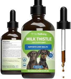 Pet Wellbeing - Milk Thistle for Dogs - Essential Detoxification Support for Canines with Liver Dysfunction (4 Ounce)