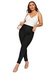 YOURS FOR GOOD Curve Skinny Stretch Ava Jeans - Women's Black