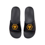 FOCO Premier League Football Wolverhampton Wanderers United Fan Summer Shower Pool Sliders Mens Size 10/11