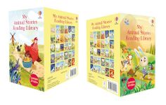 Usborne My Animal Stories Reading Library 30 Books Collection Box Set (Rabbit's Tale, Bears, Ugly Duckling, Unicorns, Dragons, Dinosaurs, Puss in Boots & MORE!)