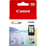 Canon CL-511 Ink Cartridge for printers (Cyan, Magenta, Yellow, Pixma iP/MP/MX/Pro, Blister, Inkjet), CL511