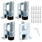 IGNPION Heavy Duty Adjustable Furniture Leveler Feet 4pcs M10 Furniture Leveling Legs for Tables, Shelving Units, Cabinets, Workbench
