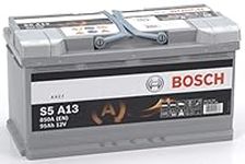 Bosch S5A13 - car battery - 95A/h - 850A - AGM technology - adapted for vehicles with Start/Stop system - Type 019