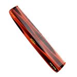 Vega Tortoise Shell Pattern Dressing Hair Comb,Handmade, (India's No.1* Hair Comb Brand)For Men and Women, (HMC-32)