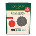 VAHDAM, Assam Black Tea Leaves (500g) 250+ Cups | High Caffeine, Non-GMO, Gluten-Free | STRONG, MALTY & RICH | Pure Unblended Single Origin Black Loose Leaf Tea | Vacuum Sealed