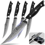 CoquusAid Steak Knives Set of 4, 4.