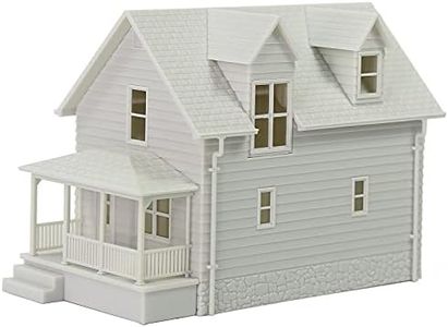 O Scale Model Blank Buidlings Kit Unassembled House for Model Train Layout JZ01JJ (O Scale-1 Unit)