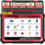 LAUNCH X431 Pro Elite-A Diagnostic Tool, Bi-Directional OBD2 Code Reader, ECU Online Coding, Full System, 37+ Resets Services, CANFD&DOIP, FCA, with 2 Years Update, 2024 Model