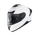 SMK Typhoon Solid ISI ECE & DOT Certified Full Face Dual Visor Helmet for Men and Women with Pinlock Fitted Clear Visor and Inner Sun Visor