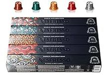 Nespresso World Explorations Pack: ENVIVO LUNGO, FORTISSIO LUNGO, LINIZIO LUNGO, SHANGHAI LUNGO, BUENOS AIRES LUNGO, 50 Capsule