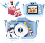 Kids Camera, Kussla 1080P HD Kids Digital Camera with 32GB SD Card, 2.0 Inch Childrens Camera for 3-12 Years Girls Boys Toddler Camera Christmas Birthday Gift (Blue)