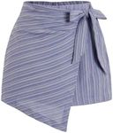 WDIRARA Women's Summer Mini Wrap Sh