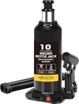 BIG RED AT91003BB-1 Torin Welded Hydraulic Car Bottle Jack for Auto Repair and House Lift, 10 Ton (20,000 LBs), Black