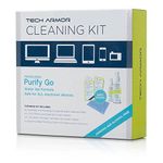 Tech Armor 120 ML Pro Cleaning Kit with ExtraMove Formula and Cleansing Wipes