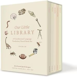 Our Little Library Vol. 3: A Foundational Language Vocabulary Board Book Set for Babies, Including Bugs, Dinosaurs, Sports, Space, and Trucks (Our Little Adventures Series)