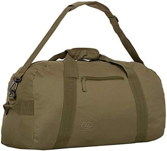 Highlander Cargo Bag Luggage- 45L Durable Rucksack Canvas Holdall Ideal for Travel or as a Sport Duffle Bag,Travel, Gym, and Outdoors