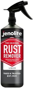 Jenolite Rust Remover for Metal | 1Litre | Easy Application Trigger Spray | Fast Acting Rust Remover | Removes Rust Back To Bare Metal | Rust Treatment For Car bodywork, Bikes, Tools, Machinery, BBQs