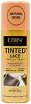 EBIN NEW YORK Tinted Lace Spray - Natural Beige, 2.7oz/80ml, Quick dry, Water Resistant, No Residue, High pigmentation, Even Spray, Matching Skin Tone, Natural Look for Wigs