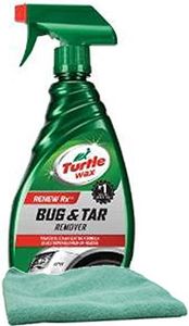 Turtle Wax Bug & Tar Remover (16 oz.) Bundle with Microfiber Cloth (2 Items)