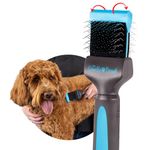 The Doodle Brush - Dog Brushes for Grooming, Dog Brush for Cockapoo, Poodle Brush, Cavapoo, Dog Grooming Brush Flexible Slicker Dog Brush, Dog Brush for Long Haired Dogs, Cockapoo Gifts - Single Head