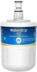 Waterdrop Plus 8171413 Refrigerator Water Filter, Replacement for Whirlpool® 8171413, 8171414, EDR8D1, Kenmore® 46-9002, NSF/ANSI 401&53&42 Certified, 𝐑𝐞𝐝𝐮𝐜𝐞 𝐏𝐅𝐀𝐒 (Package May Vary)