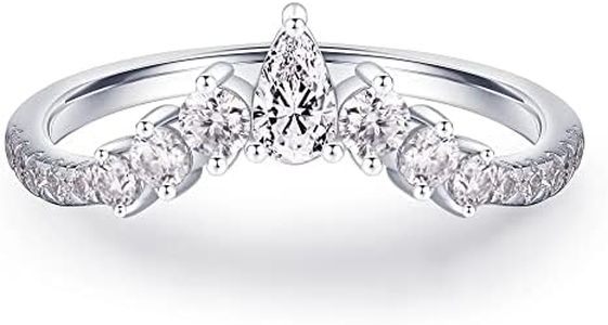 Anillo de boda único de moissanita para mujer, color D VVS1, claridad VVS1, anillos de diamantes creados en laboratorio, oro blanco, amarillo, rosa, oro vermeil, plata de ley S925, pera y corte