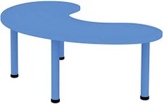 Little Fingers Intra Kids Strong and Sturdy School Study Half Round Moon Kids Table