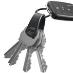 KeySmart Car Keyring, Car Accessories for Men, Key Ring Hoop, Keychain, Key Rings Women, Keyrings for Women, Key Organiser, Keyrings for Men, Key Chains for Women, Key Chains for Men, Flex Keyring