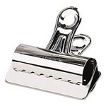 Sparco SPR58503 Bulldog Metal Clip-4'' (101.6 Mm) Lengthx3'' (76.2 Mm) Width-12/Box-Silver-Steel