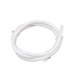 TESSERACT PTFE Tube (PolyTetraFluoroEthylene Tube) I Diameter - ID 4mm X OD 6mm I Suitable for 2.85/3.0mm Filament for 3D Printer I Quality, Consistent Diameter Tube (Length - 5 Meters, Color - White)