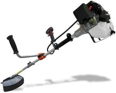 FUXTEC FX-MS125 petrol brush cutter - 25.4 ccm / 1hp power - 2-stroke grass trimmer only 5.5kg - brush cutter with 305mm cutting width - trimmer with line and blade