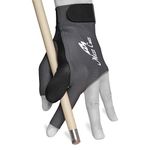 MEZZ Premium Billiard Glove - Fits Either Hand (Large/X-Large, Grey)