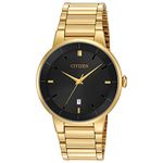 Citizen Quartz Men's Watch, Stainless Steel, Classic, Gold-Tone (Model: BI5012-53E)