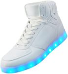 DIYJTS Unisex LED Light Up Shoes, F