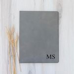 Custom Monogram Engraved Legal Pad Portfolio - Premium Business Padfolio Folder