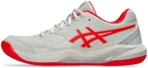 ASICS Women's Gel-Dedicate 8 Pickleball Shoes, 9, Cream/Flash RED