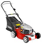 COBRA M46C 46cm (18in) Petrol Lawnmower with steel deck, powerful DG450 easy start engine