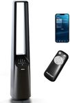 Pro Breeze® WiFi Silent Bladeless Portable Tower Fan - Ultra Quiet Standing Air Circulator with Remote Control, Timer, 10 Speeds & LED Display, Smart App