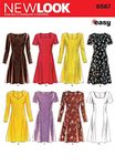 New Look Sewing Pattern 6567 Misses' Dresses, Size A (6-8-10-12-14-16)