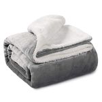 VAS COLLECTION ® Baby's Flannel All Season Ultra Soft Plush Blanket (Grey)