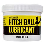 Mission Automotive [1 Pack] 4oz Trailer Hitch Ball Lubricant - Grease to Reduce Friction and Wear on Tow Hitch Mount Balls, King Pins, Hitch Locks, etc. - Waterproof Lube Made in The USA