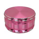 4 Inch herb grinder / 3 layer spice grinder - portable size allows for you to easily grind your herbs at home or on the go. Pink Grinder is Aluminum Allow (Pink, 4 Inches)