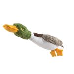 Best Pet Supplies Interactive Mallard Mates Dog Toy with Crinkle and Squeaky Enrichment for Small and Medium Breed Puppies or Dogs, Cute and Plush - Mallard Duck (Brown), Medium