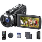 CAMWORLD Camcorder Video Camera 4K 30fps 42MP 18X Digital Zoom Vlogging Cam Corder Recorder 3.0'' 270° Rotation Screen for YouTube Wedding Travel with Remote Control, 2 Batteries, and 32GB SD Card