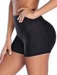 NINGMI Women Butt Lifter Padded Control Panties Hip Enhancer Underwear Body Shape (Large, Black884)