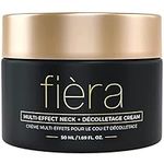 Fièra Neck Firming & Tightening Cream - Anti Aging Moisturizer for Neck - With Glycolic & Hyaluronic Acid, Squalane, Willow Bark Extract - 50 ML