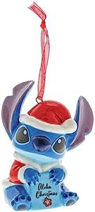 ENESCO, Adorno Navideño Lilo & Stitch Santa de Disney